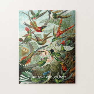 Vintage Hummingbirds Jigsaw Puzzle