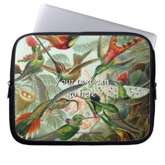 Vintage Hummingbirds Laptop Sleeve