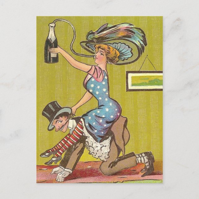 Vintage Humour Postcard (Front)
