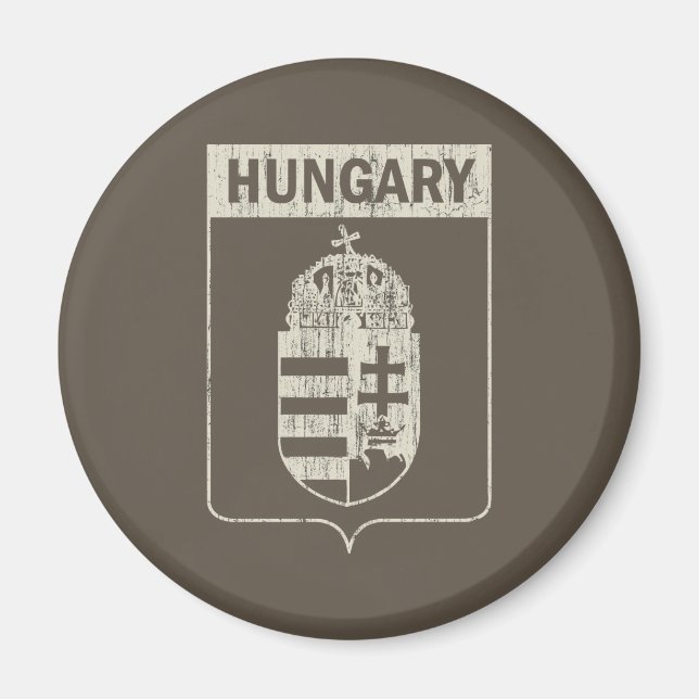 Vintage Hungary Magnet (Front)