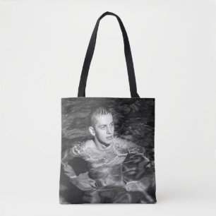 Vintage Hunk Swimmer Tote Bag