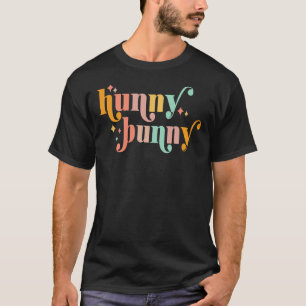 Vintage Hunny Bunny Colorful Easter 2022 Clothing T-Shirt
