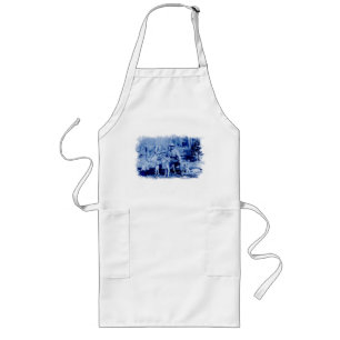 Vintage Hunter With Dogs Apron
