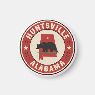 Vintage Huntsville, Alabama gifts Magnet