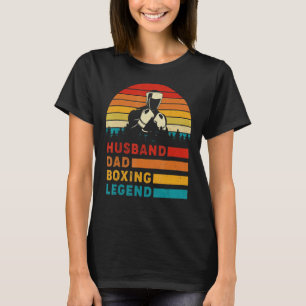 Vintage Husband Dad Boxing Legend Father's Day T-Shirt