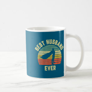 Vintage Husband Ever Superhero Fun Design Coffee Mug