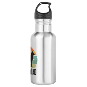 Vintage Husky Dad Retro Dog Vector Design_1 532 Ml Water Bottle