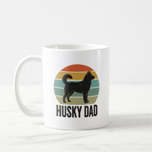 Vintage Husky Dad Retro Dog Vector Design_1 Coffee Mug