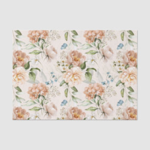 Vintage Hydrangea Dutch Still Life Floral Art Tissue Paper