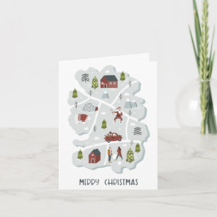 Vintage Hygge Christmas Card