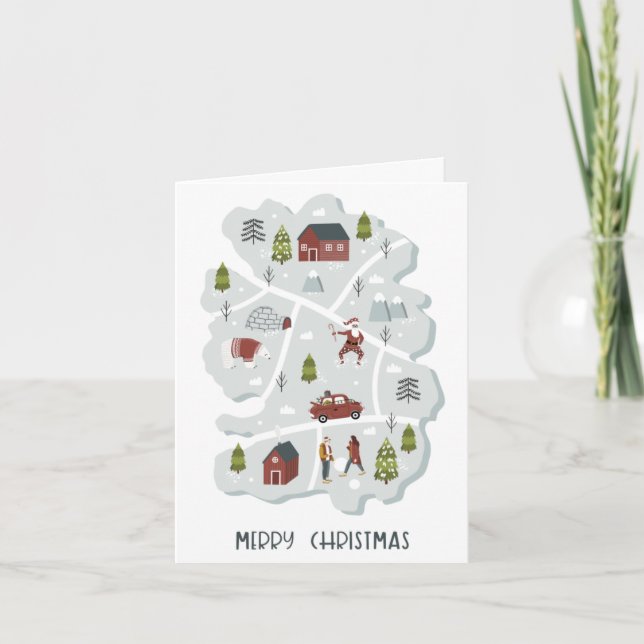 Vintage Hygge Christmas Card (Front)