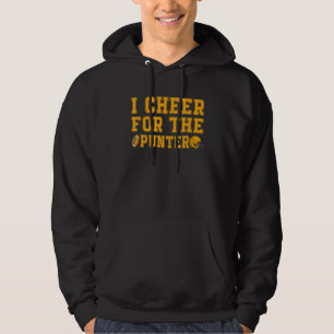Vintage I Cheer For The Punter Hoodie