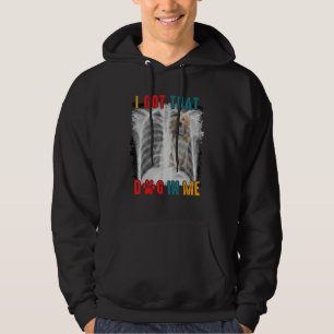 Vintage I Got Cute Dog Halloween X ray Beagle Dog Hoodie