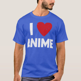 Vintage I Love Anime T-Shirt