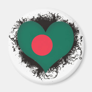Vintage I Love Bangladesh Magnet