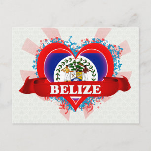 Vintage I Love Belise Postcard
