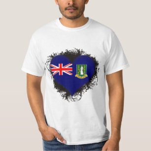 Vintage I Love British Virgin Islands T-Shirt