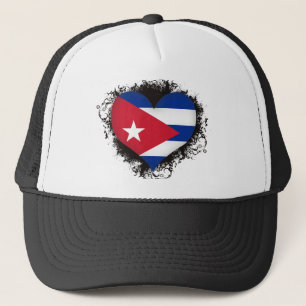 Vintage I Love Cuba Trucker Hat