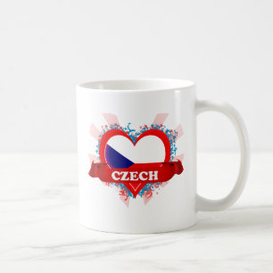 Vintage I Love Czech Coffee Mug