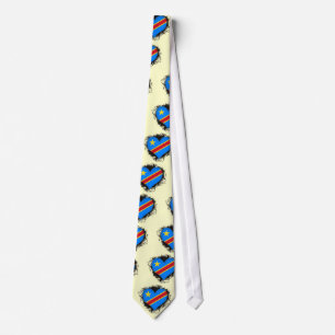 Vintage I Love Democratic Republic of Congo Tie