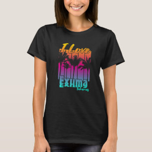 Vintage I Love Exuma Bahamas   T-Shirt