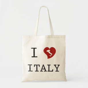 Vintage I Love Italy Tote Bag