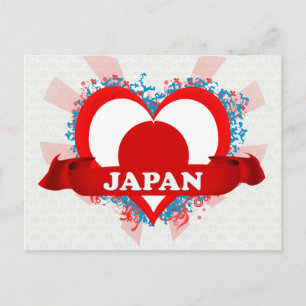 Vintage I Love Japan Postcard