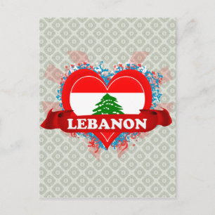 Vintage I Love Lebanon Postcard
