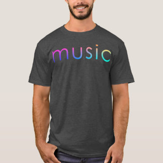 vintage I Love Music For Musician  T-Shirt