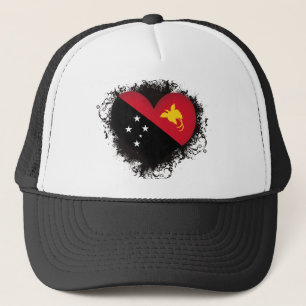 Vintage I Love Papua New Guinea Trucker Hat