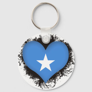 Vintage I Love Somalia Key Ring
