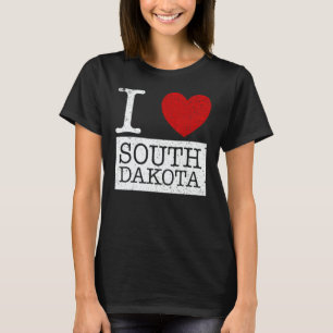 Vintage I Love South Dakota T-Shirt