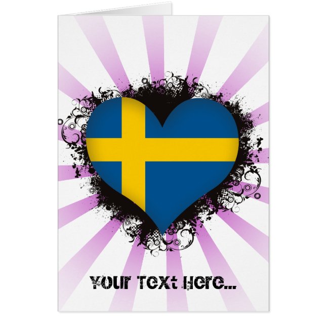 Vintage I Love Sweden (Front)