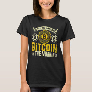 Vintage I Love The Smell Of Bitcoin In The Morning T-Shirt