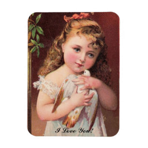 Vintage I Love You Magnet