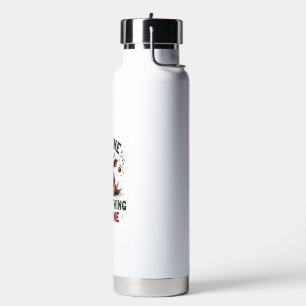 Vintage I’m Fine Everything Is Fine Highland Cow C Water Bottle