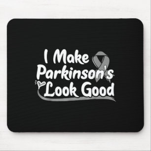 Vintage I Make Parkinsons Look Good With Heart Gra Mouse Pad
