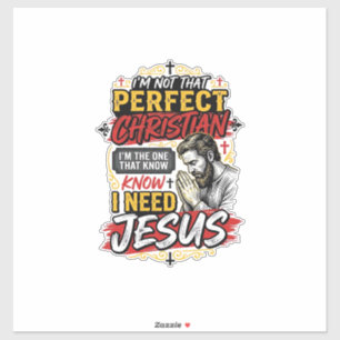 Vintage I Need Jesus Christian T-Shirt Design_1