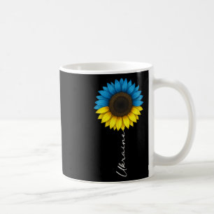 Vintage I Stand With Ukraine Ukraine Flag Sunflowe Coffee Mug