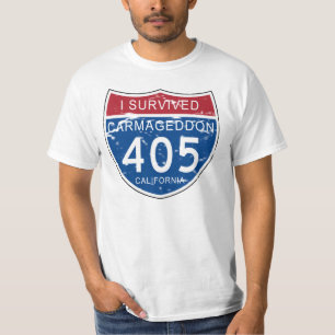 VINTAGE I Survived Carmageddon California T-Shirt