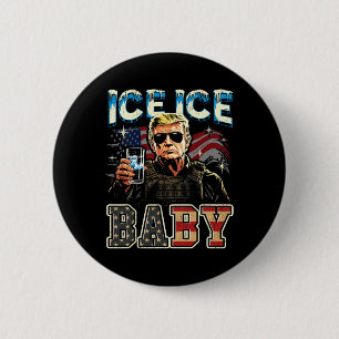 Vintage Ice By Funny Trump _2  6 Cm Round Badge