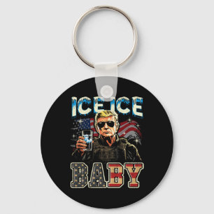 Vintage Ice By Funny Trump _2 Key Ring