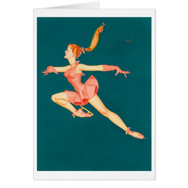 Vintage Ice Capades Skater, (Front)