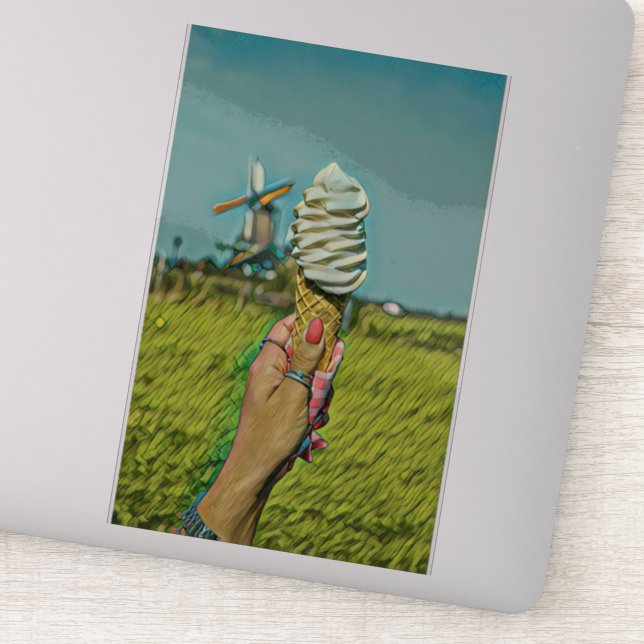 Vintage ice cream artwork (Detail)