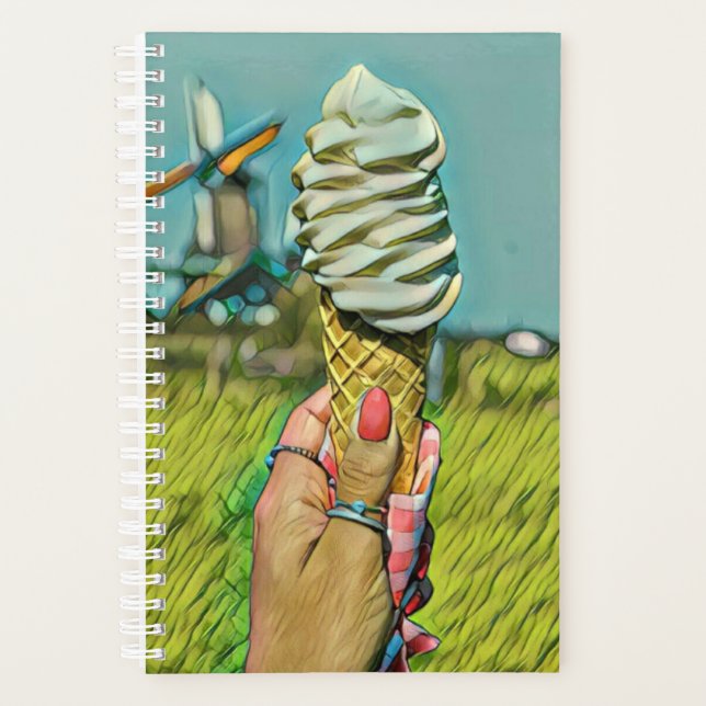 Vintage ice cream artwork planner (Front)