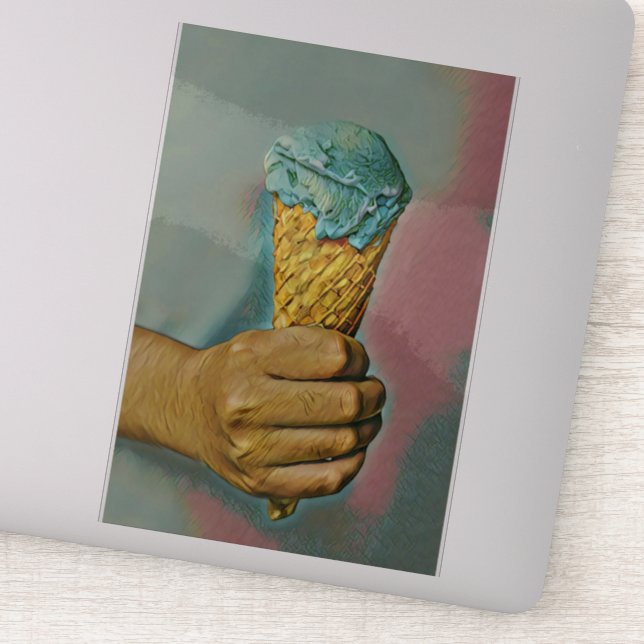 Vintage ice cream cone (Detail)