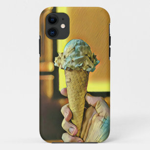 Vintage ice cream cone iPhone 11 case
