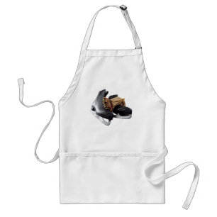 Vintage Ice Skates Standard Apron