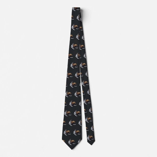 Vintage Ice Skates Tie (Front)
