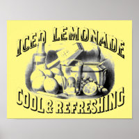 Vintage Iced Lemonade by Currier & Ives